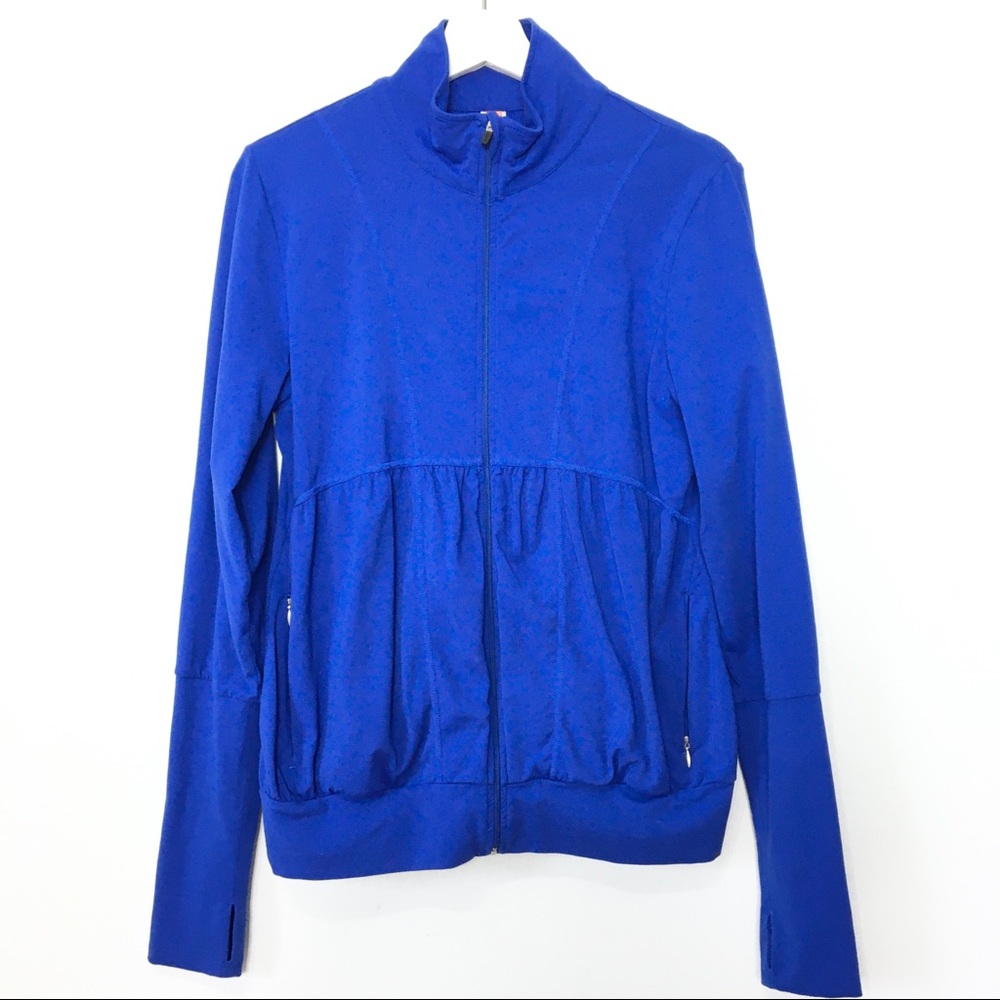 Lucy Athletic Casual Open Thumb Royal Sweatshirt M